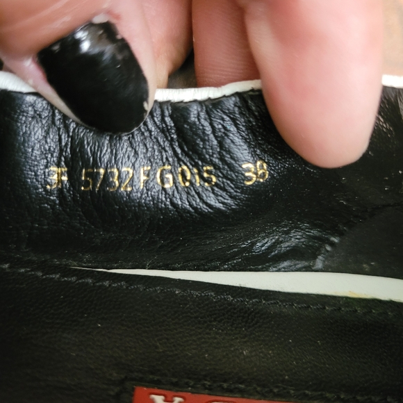 Prada White Leather Ballet Flats - Picture 6 of 6